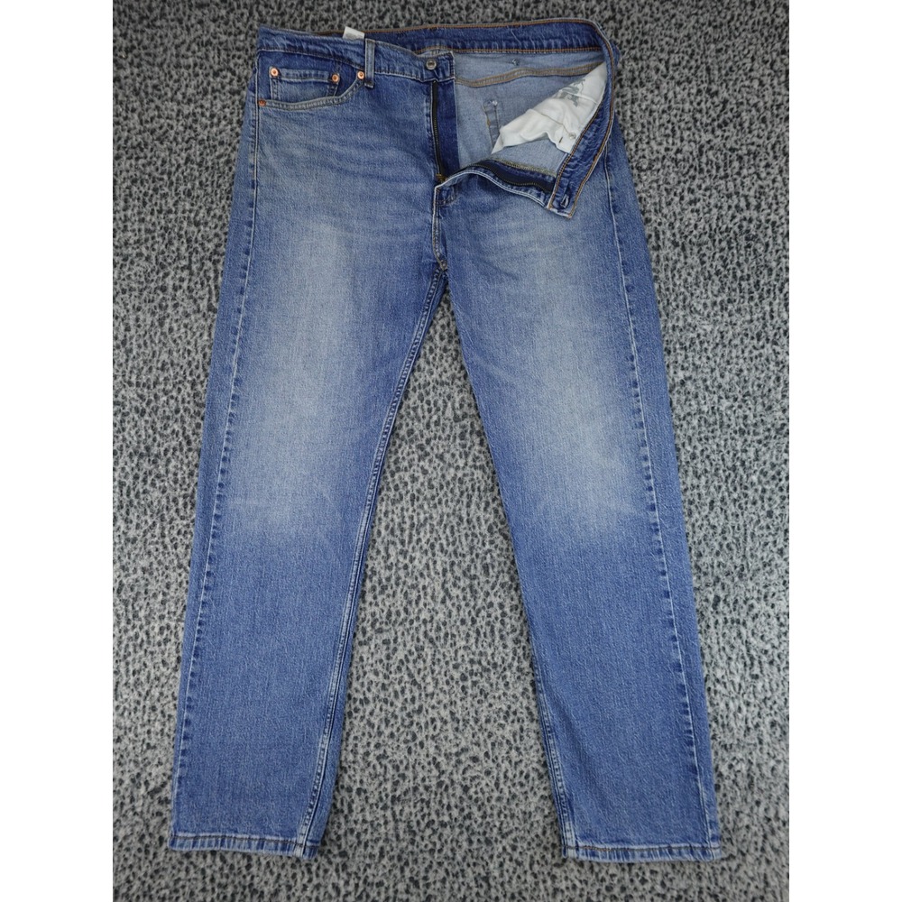 Levi's 505 Regular Fit Jeans Mens 38x32 Medium Blue Straight Leg 00505-2959